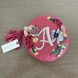 Anthropologie A Embroidered Clutch